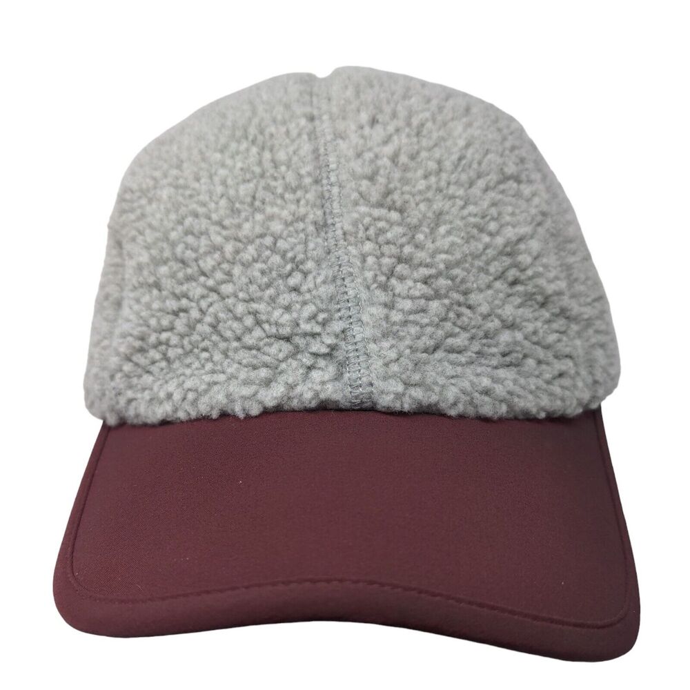 Duluth Trading Co Men's Fuzzy Fleece Cap Hat Gray S-M Polyester